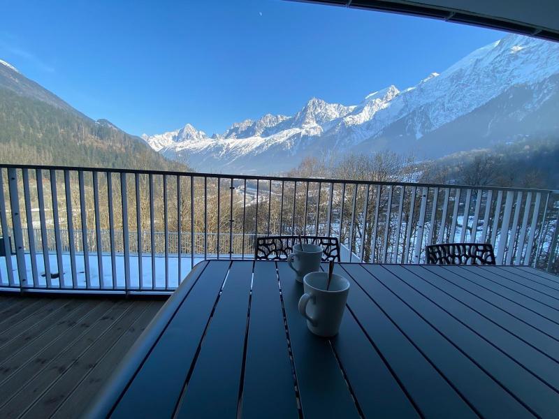 Vacances en montagne Appartement 3 pièces cabine 4 personnes (304) - Les Mazots de Kayla - Les Houches - Terrasse