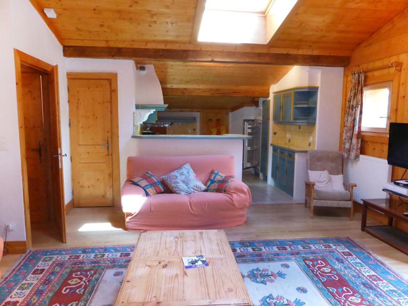 Holiday in mountain resort 6 room apartment 10 people (1) - Les Moranches - Les Contamines-Montjoie - Living room