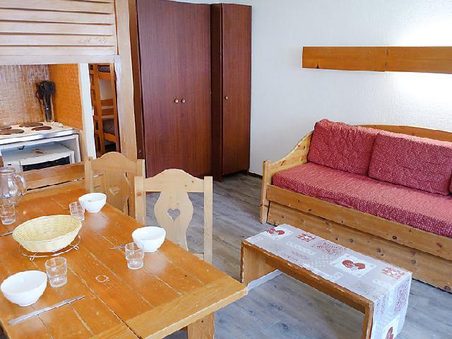Vakantie in de bergen Appartement 1 kamers 4 personen (5) - Les Névés - Val Thorens - Woonkamer