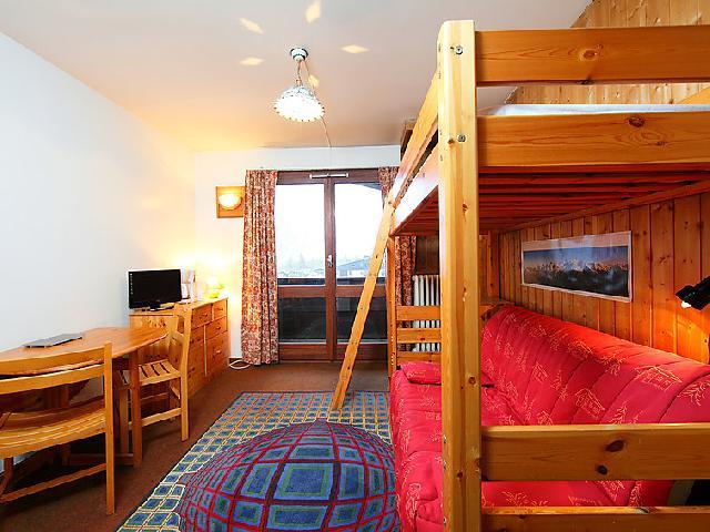 Vakantie in de bergen Appartement 1 kamers 2 personen (1) - Les Périades - Chamonix - Woonkamer