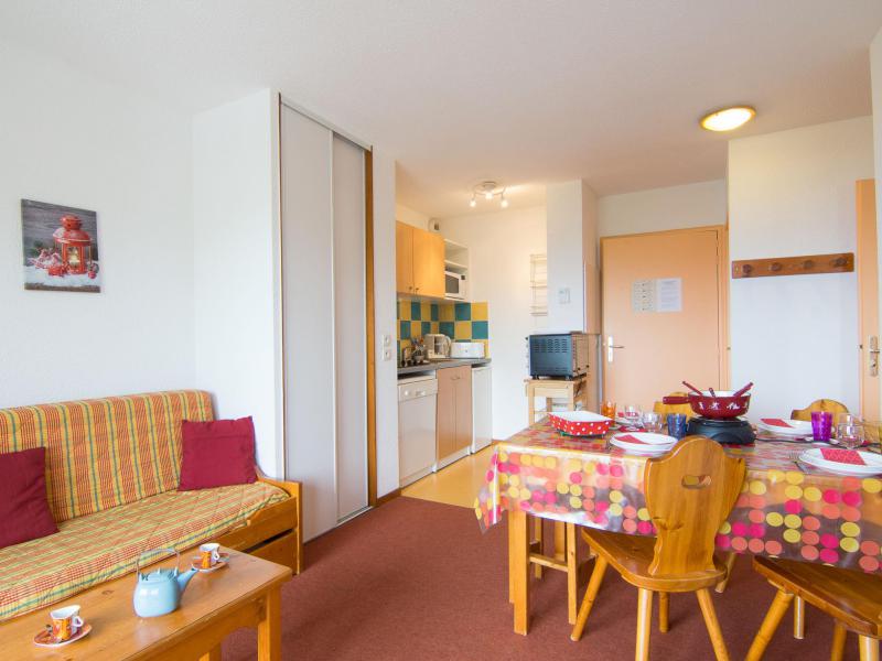 Vakantie in de bergen Appartement 2 kamers 4 personen (9) - Les Pistes - Le Corbier - Woonkamer