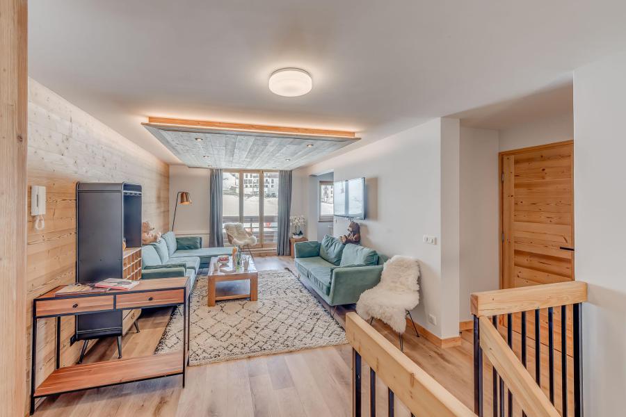 Vakantie in de bergen Appartement duplex 4 kamers 8 personen (2AP) - Les Rives - Tignes - Woonkamer