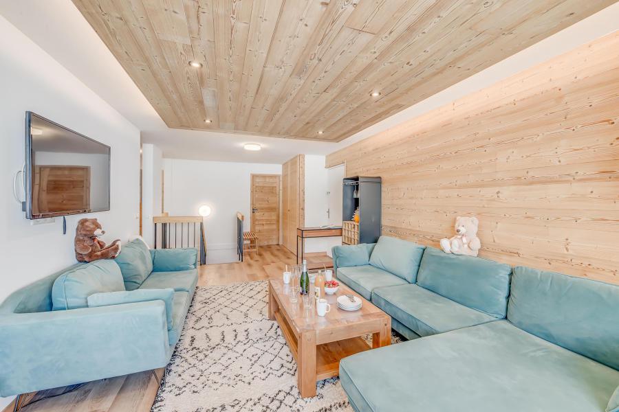 Vakantie in de bergen Appartement duplex 4 kamers 8 personen (2AP) - Les Rives - Tignes - Woonkamer