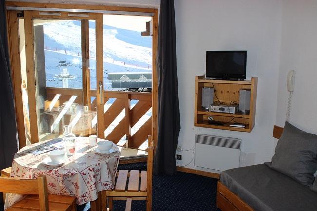 Vakantie in de bergen Appartement 2 kamers 4 personen (408) - Les Temples du Soleil Machu - Val Thorens - Woonkamer