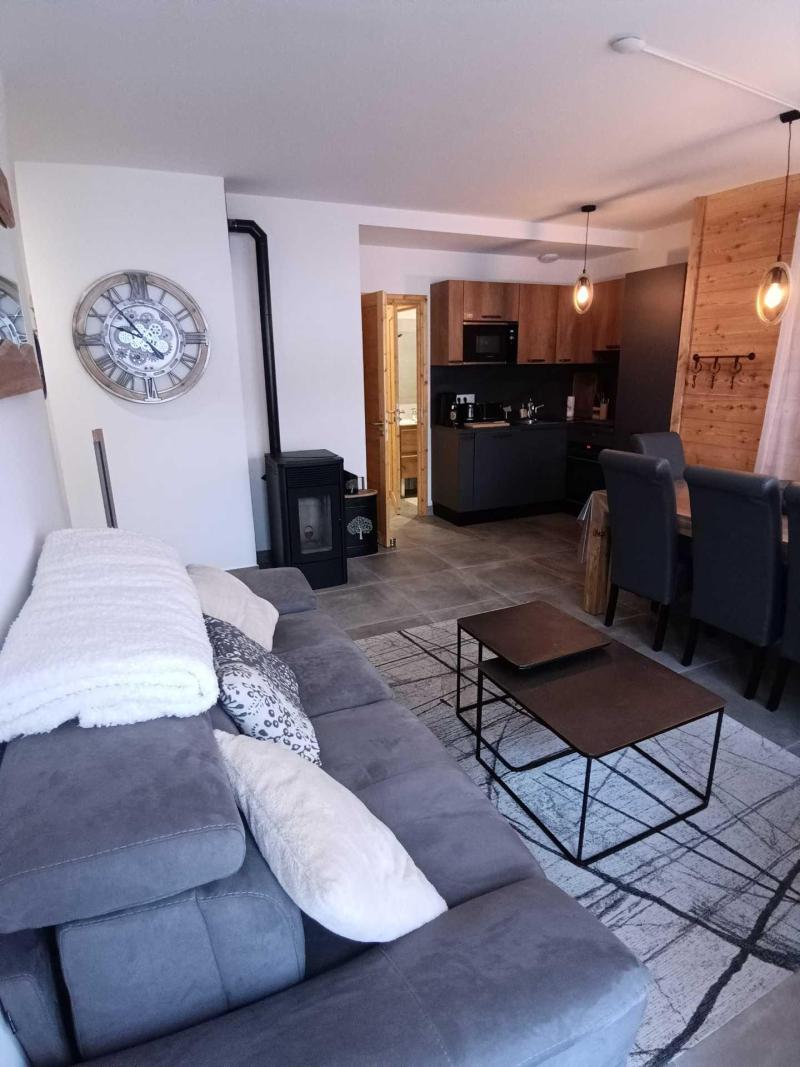 Vakantie in de bergen Appartement 3 kamers 7 personen (101) - Les Terrasses de Vars Ste Catherine - Vars - Woonkamer