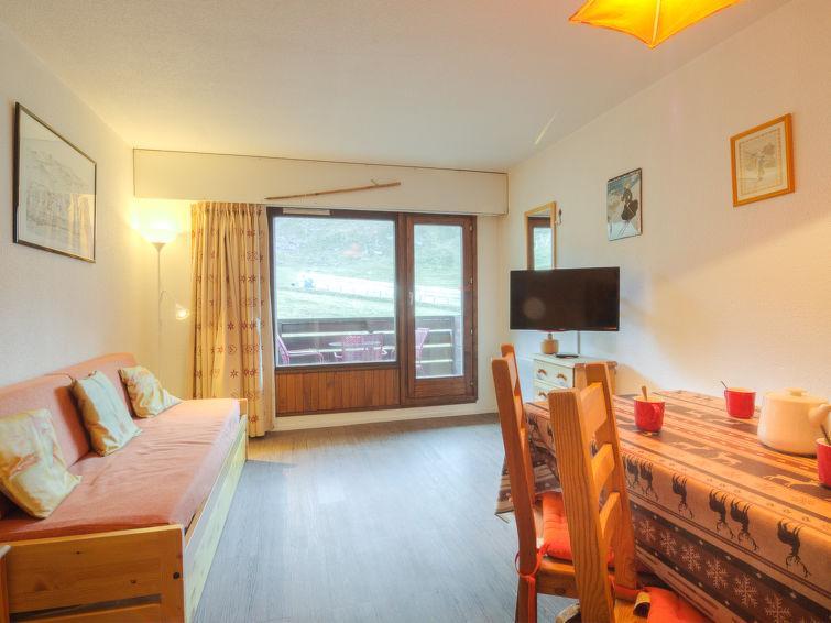 Holiday in mountain resort 1 room apartment 4 people (2) - Les Tommeuses - Tignes - Living room