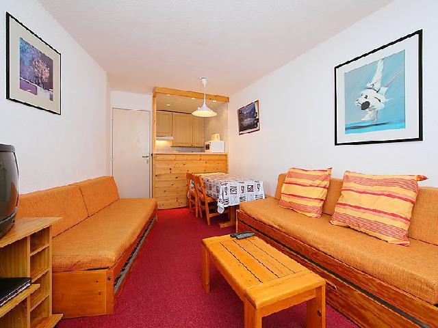 Vakantie in de bergen Appartement 2 kamers 6 personen (17) - Les Tommeuses - Tignes - Woonkamer