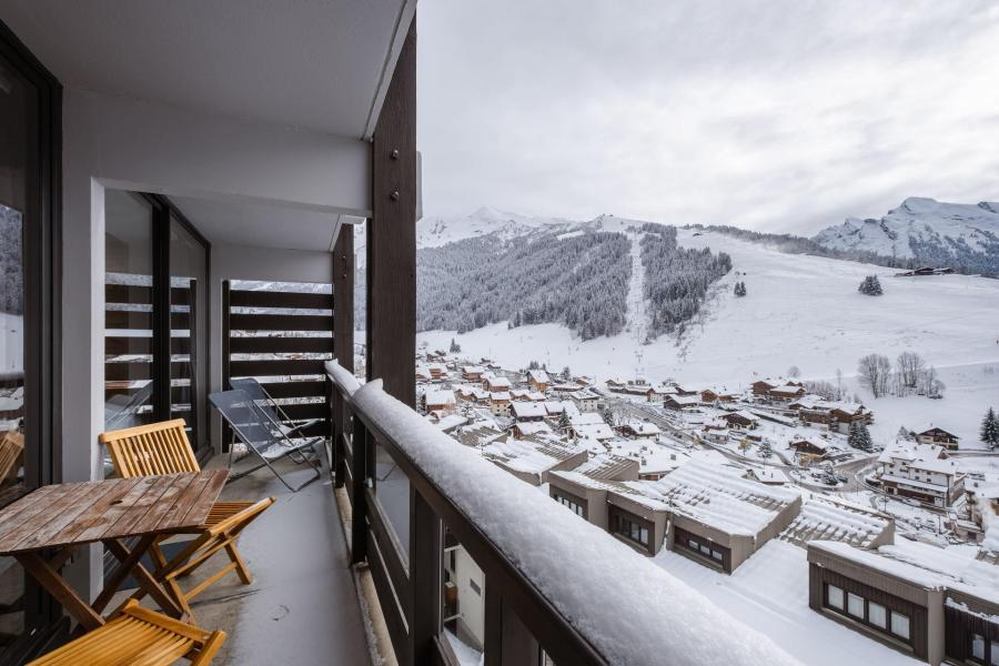 Urlaub in den Bergen 3-Zimmer-Holzhütte für 6 Personen (33) - Lodge Perriere - La Clusaz - Balkon