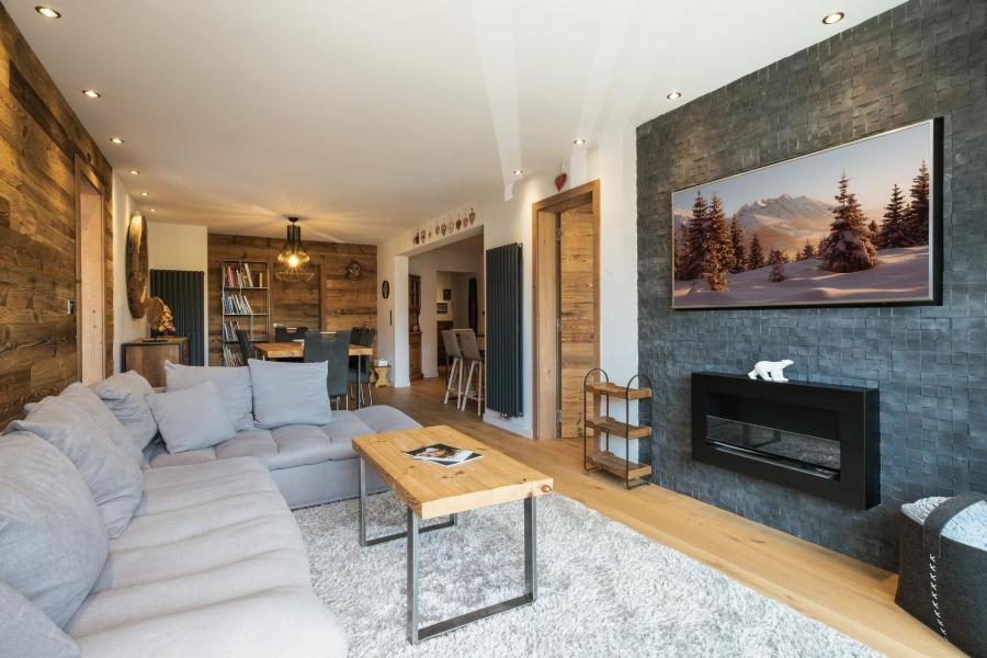 Каникулы в горах Апартаменты 4 комнат 8 чел. (51) - Lodge Perriere - La Clusaz - Салон