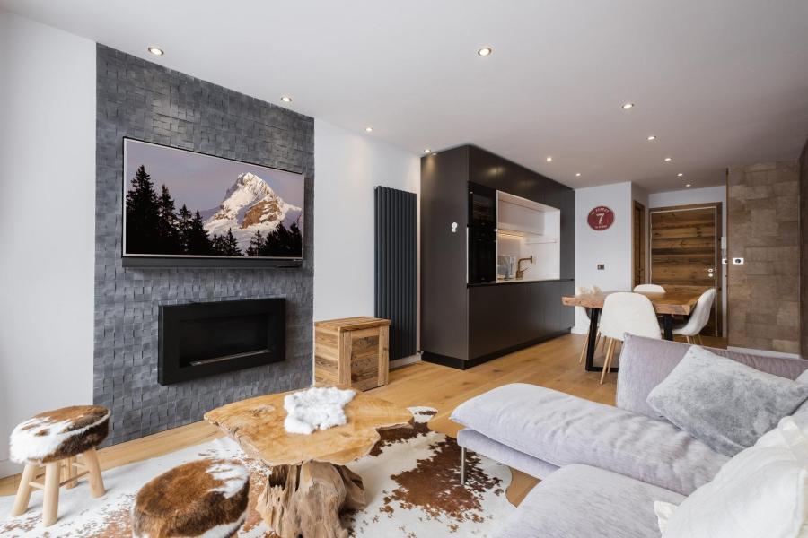 Vacanze in montagna Appartamento 3 stanze con cabina per 6 persone (33) - Lodge Perriere - La Clusaz - Soggiorno