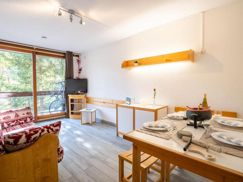 Vakantie in de bergen Appartement 1 kamers 4 personen (28) - Lunik Orion - Le Corbier - Woonkamer