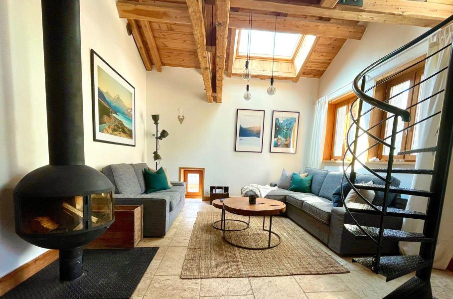 Vacances en montagne Appartement duplex 4 pièces 8 personnes (LABILOUHG) - Maison de Pays - Serre Chevalier - Séjour