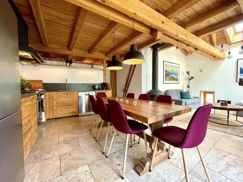 Vacaciones en montaña Apartamento dúplex 4 piezas 8 personas - Maison de Pays Bertille - Serre Chevalier - Cocina