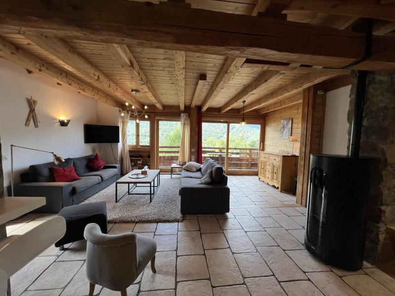 Urlaub in den Bergen 5-Zimmer-Appartment für 9 Personen - Maison de Pays la Villette - Serre Chevalier - Wohnzimmer