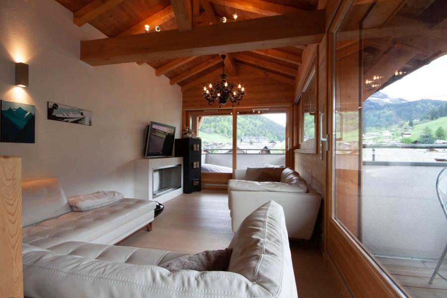 Vakantie in de bergen Appartement duplex 4 kamers 7 personen (5) - Maison la Faronnière - Morzine - Woonkamer