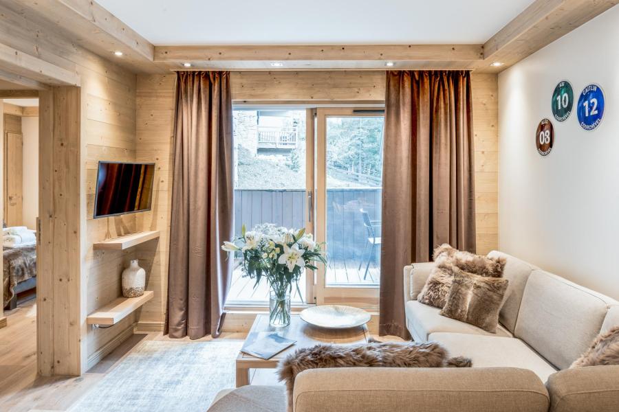 Holiday in mountain resort 3 room apartment cabin 4-6 people (D05) - Mammoth Lodge - Courchevel - Living room