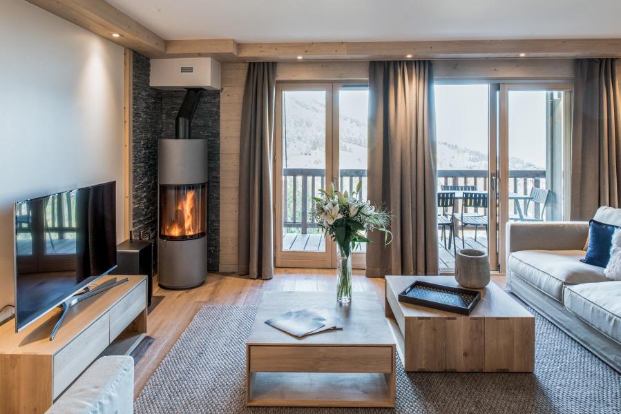 Holiday in mountain resort 4 room apartment 6 people (D03) - Mammoth Lodge - Courchevel - Living room