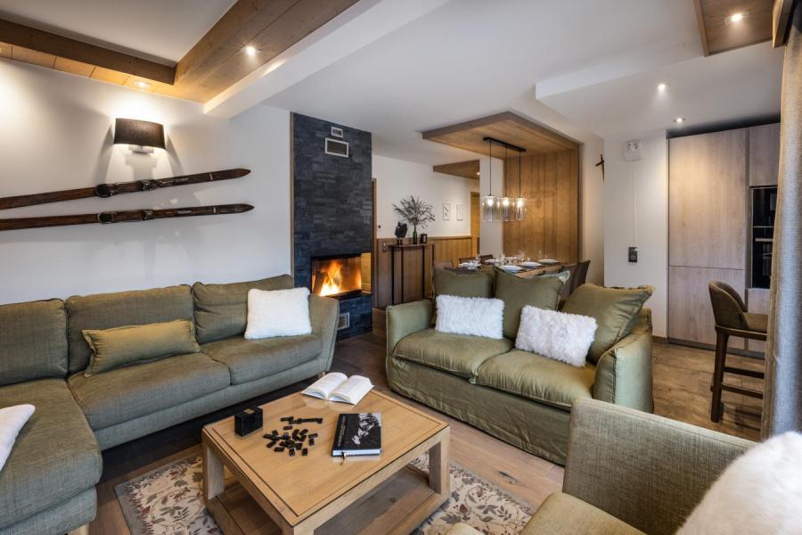 Holiday in mountain resort 4 room apartment 6 people (D14) - Mammoth Lodge - Courchevel - Living room