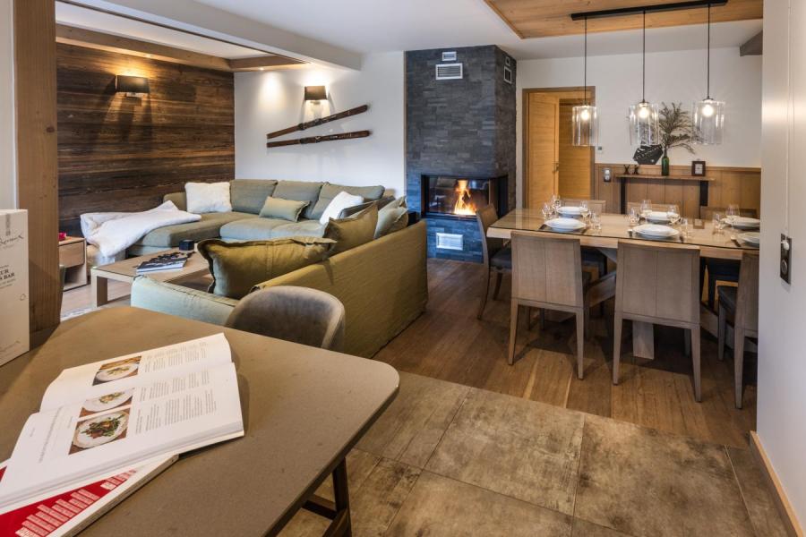 Holiday in mountain resort 4 room apartment 6 people (D14) - Mammoth Lodge - Courchevel - Living room