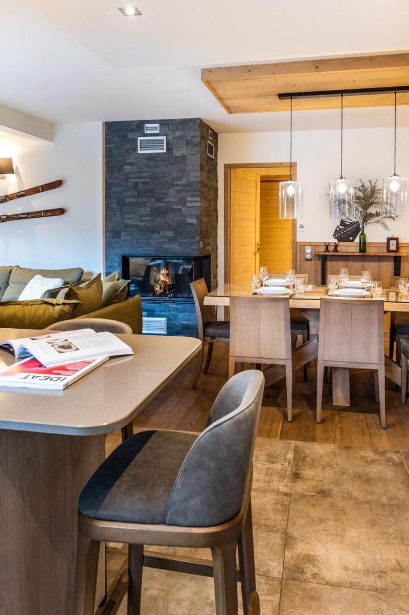 Holiday in mountain resort 4 room apartment 6 people (D14) - Mammoth Lodge - Courchevel - Living room