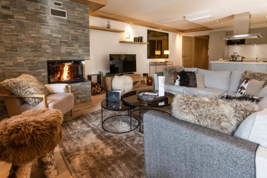 Holiday in mountain resort 5 room apartment 8 people (D06) - Mammoth Lodge - Courchevel - Living room