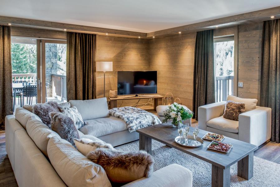 Каникулы в горах Апартаменты 5 комнат кабин 8-10 чел. (D02) - Mammoth Lodge - Courchevel - Салон