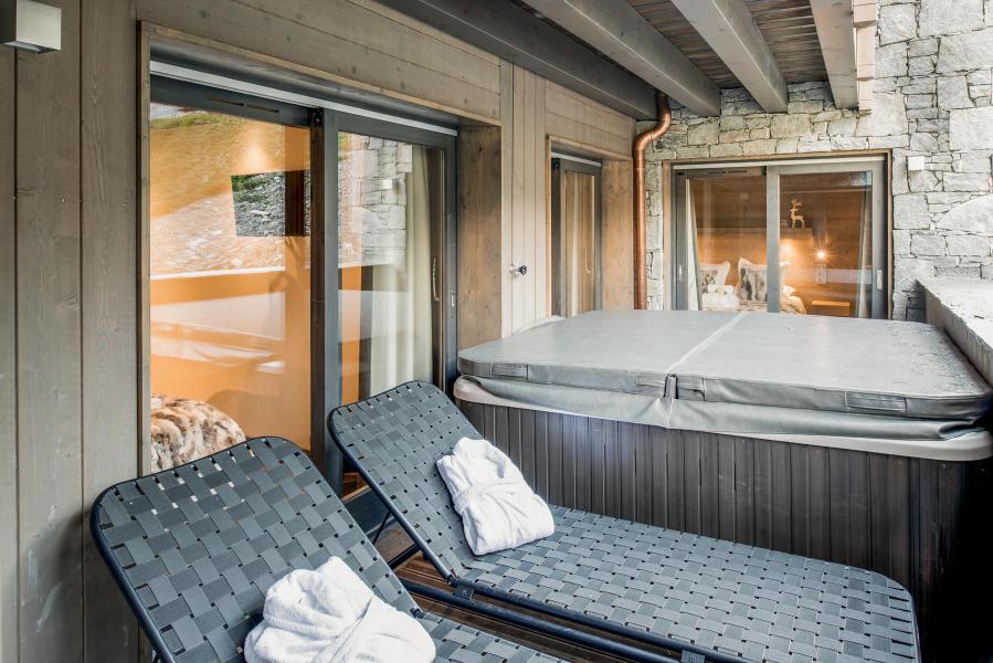 Каникулы в горах Апартаменты 5 комнат кабин 8-10 чел. (D02) - Mammoth Lodge - Courchevel - Терраса