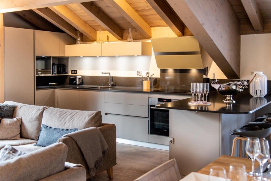 Urlaub in den Bergen 5 Zimmer Maisonettewohnung für 8 Personen (D07) - Mammoth Lodge - Courchevel - Küche