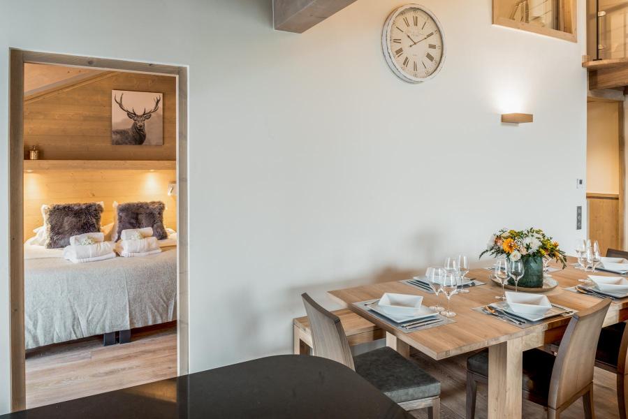 Urlaub in den Bergen 5 Zimmer Maisonettewohnung für 8 Personen (D07) - Mammoth Lodge - Courchevel - Tisch