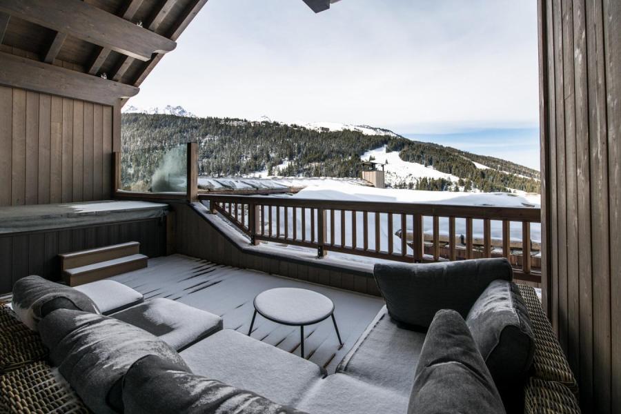 Каникулы в горах Апартаменты триплекс 8 комнат 14-16  чел. (D15) - Mammoth Lodge - Courchevel - Балкон