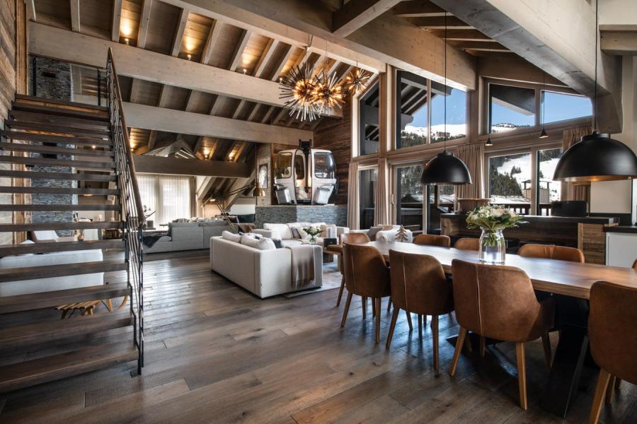 Wakacje w górach Apartament triplex 8 pokojowy  14-16 osób (D15) - Mammoth Lodge - Courchevel - Pokój gościnny