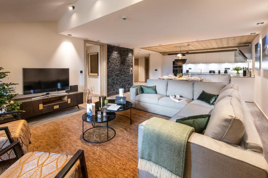 Каникулы в горах Апартаменты 3 комнат кабин 4-6 чел. (Nagadi) - Manali Lodge - Courchevel - Салон