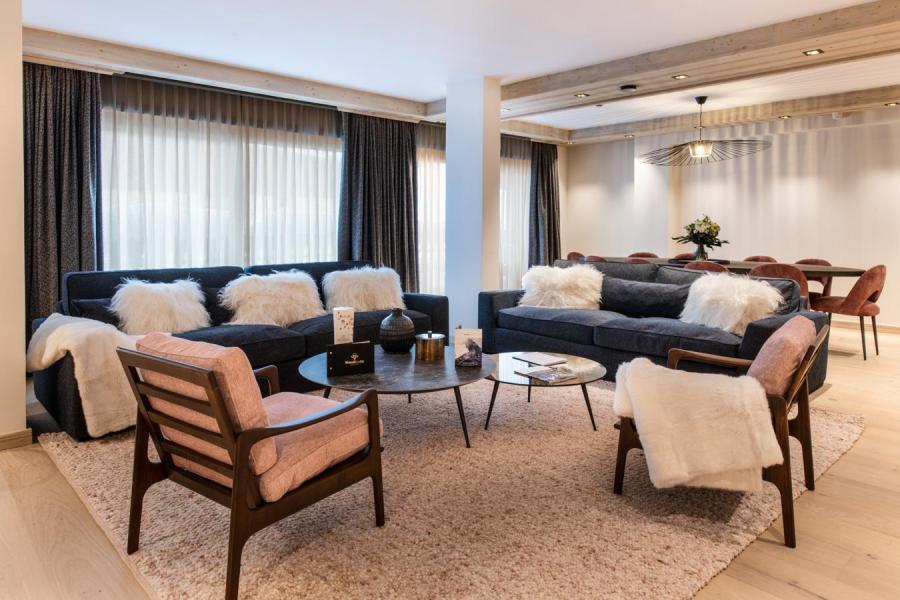 Urlaub in den Bergen 4-Zimmer-Maisonette-Wohnung für 6-8 Personen (Kula) - Manali Lodge - Courchevel - Wohnzimmer