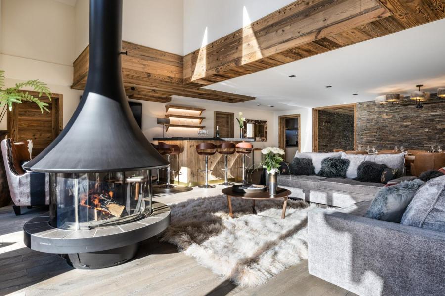 Urlaub in den Bergen Wohnung 5 Zimmer Kabine 8-10 Personen (Kinabalu) - Manali Lodge - Courchevel - Wohnzimmer