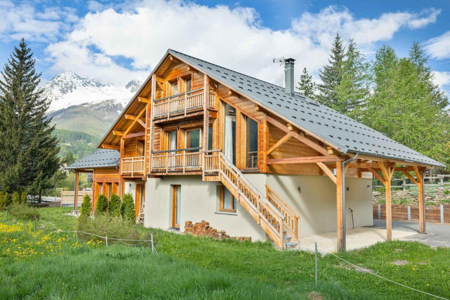 Holiday in mountain resort 9 room triplex chalet 11 people (Marmotte 2) - MARMOTTANT - Serre Chevalier - Summer outside