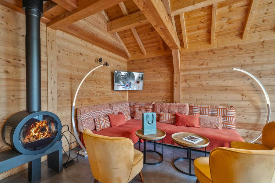 Urlaub in den Bergen Triplex-Chalet 9 zimmer 11 Personnen (Marmotte 2) - MARMOTTANT - Serre Chevalier - Wohnzimmer