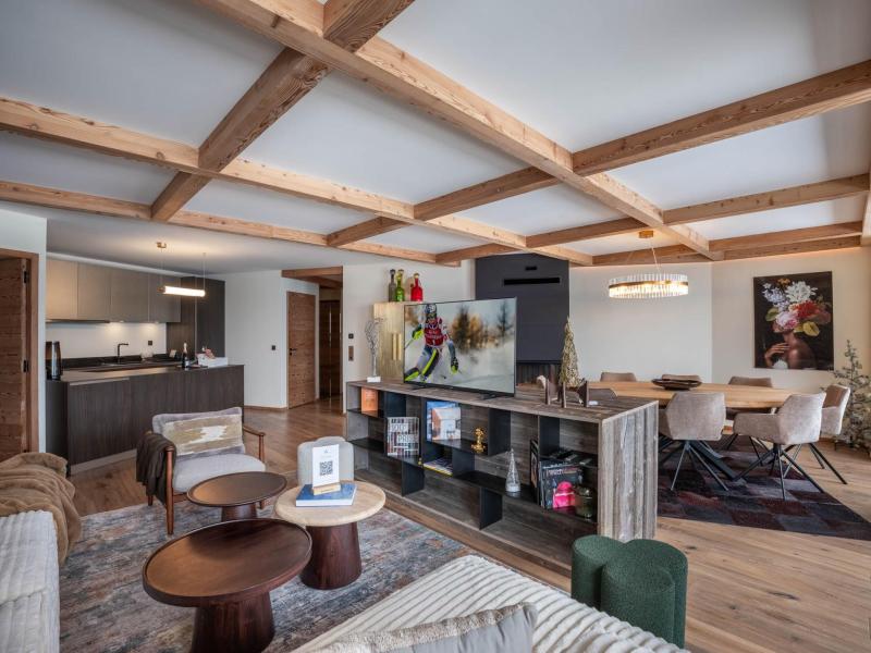 Urlaub in den Bergen 4-Zimmer-Appartment für 8 Personen (Michaelo) - Mascara - Courchevel - Wohnzimmer