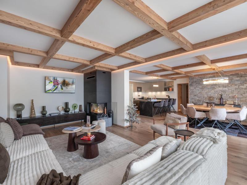 Vakantie in de bergen Appartement 4 kamers 8 personen (Brunello) - Mascara - Courchevel - Woonkamer