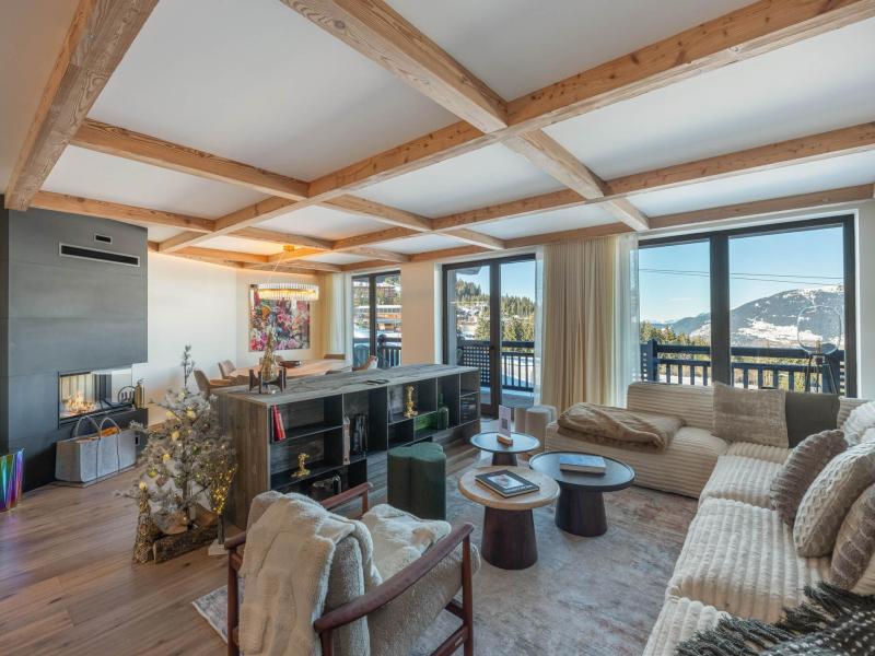 Vakantie in de bergen Appartement 4 kamers 8 personen (Limeo) - Mascara - Courchevel - Woonkamer