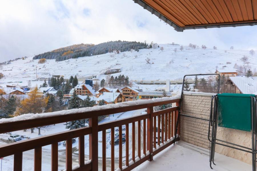 Holiday in mountain resort 2 room apartment sleeping corner 6 people (509) - Meijotel - Les 2 Alpes - Balcony