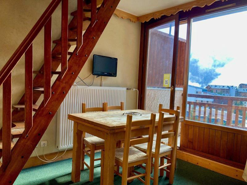 Vakantie in de bergen Appartement 1 kamers mezzanine 6 personen (707) - Meijotel - Les 2 Alpes - Woonkamer