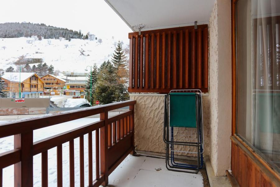 Vakantie in de bergen Studio bergnis 4 personen (110) - Meijotel - Les 2 Alpes - Balkon