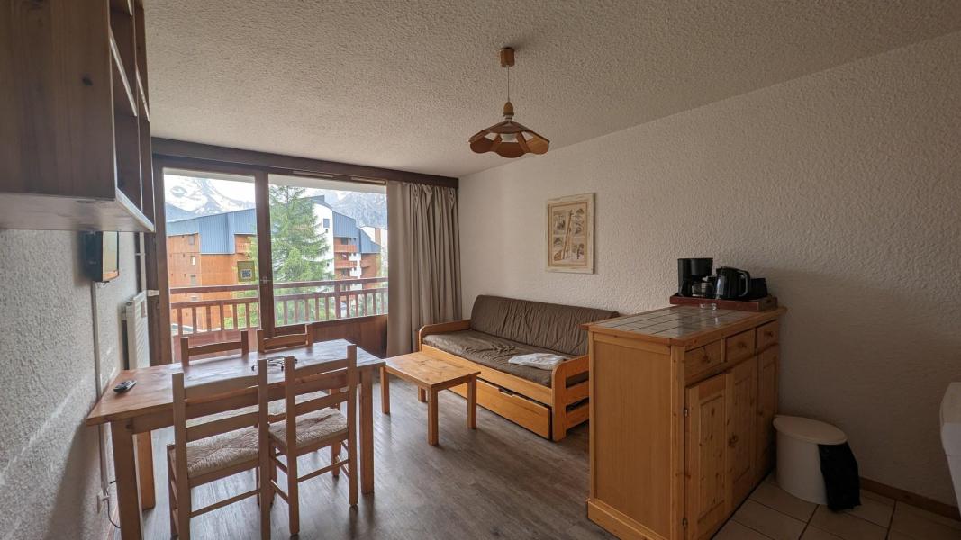 Vakantie in de bergen Studio bergnis 4 personen (402) - Meijotel - Les 2 Alpes - Woonkamer