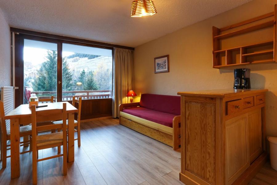 Vacances en montagne Studio coin montagne 4 personnes (105) - Meijotel - Les 2 Alpes - Séjour