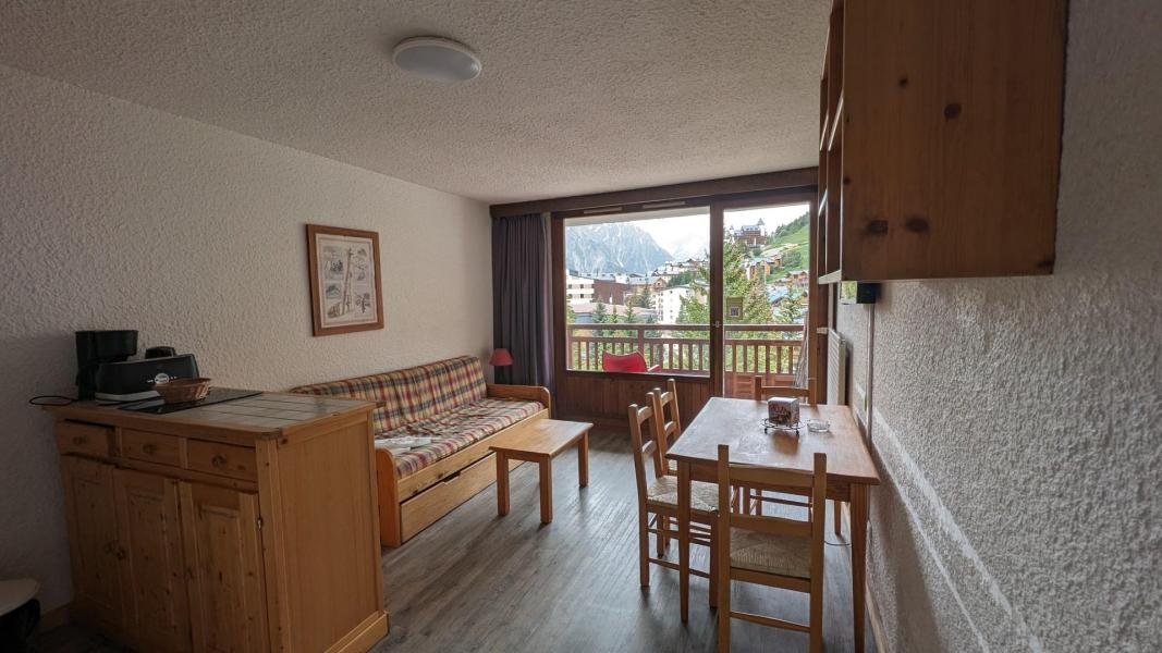 Urlaub in den Bergen Studio Schlafnische 4 Personen (406) - Meijotel - Les 2 Alpes - Wohnzimmer