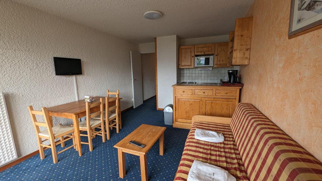 Urlaub in den Bergen Studio Schlafnische 4 Personen (503) - Meijotel - Les 2 Alpes - Wohnzimmer