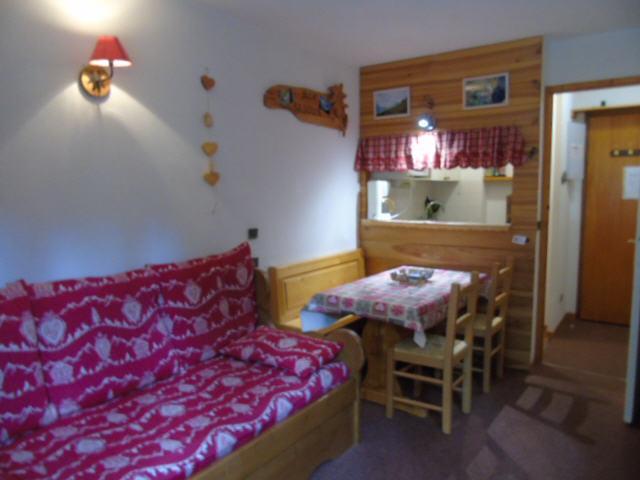 Vakantie in de bergen Studio cabine 4 personen (M2-106) - Melezets 2 - Valfréjus - Woonkamer