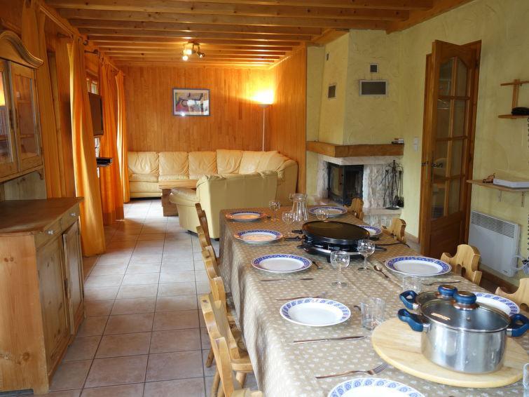 Vakantie in de bergen Chalet 5 kamers 12 personen (1) - Mendiaux - Saint Gervais - Woonkamer