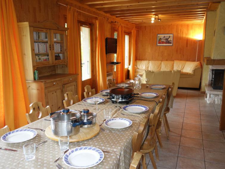 Vakantie in de bergen Chalet 5 kamers 12 personen (1) - Mendiaux - Saint Gervais - Woonkamer