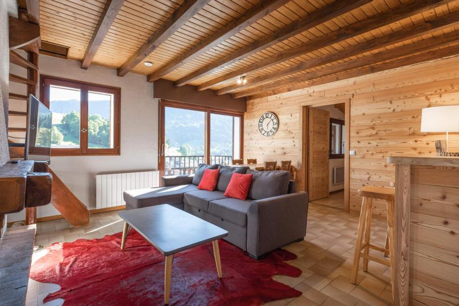 Urlaub in den Bergen 3-Zimmer-Appartment für 6 Personen (Ancolie) - Moutelette - La Clusaz - Wohnzimmer